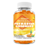 HAAYI potassium gummies bottle front highlights electrolyte balance support.