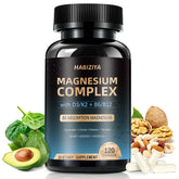 HABIZIYA Magnesium Complex bottle view with high-bioavailability formula for daily wellness.