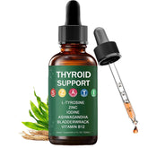 HABOHUSE Kindled Thyroid Support Drops bottle showcasing berry flavor for daily vitality