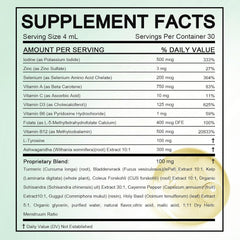 HABOHUSE Kindled Thyroid Support Drops dropper with berry flavor for easy dosing