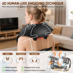 Hadrono cordless massager with USB-C charging for on-the-go relief
