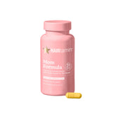 HAIRtamin MOM prenatal bottle promoting hair health during pregnancy