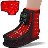 HAIYUE red light wrap on the foot in front view for relaxation and circulation