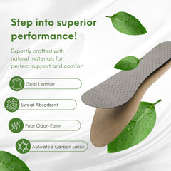 HANDARTE ultra-thin cushioning insole contouring from heel to toe.