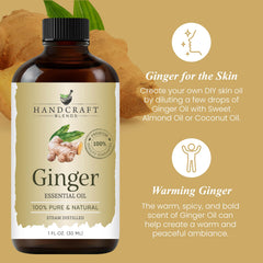 Handcraft Blends aceite esencial de jengibre para masaje en casa