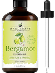 Handcraft Blends bergamot oil bottle for diffusion and aromatherapy.