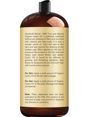 Handcraft Blends Castor Oil for eyelashes and eyebrows conditioning