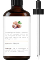 Handcraft Blends Nutmeg Oil dropper provides precise, waste-free dispensing.