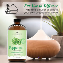Diffuser-ready peppermint oil delivering crisp, cooling scent in any room.