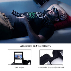 HANTUSWUS Lazy Glasses reduce neck strain during bed-time reading or TV.