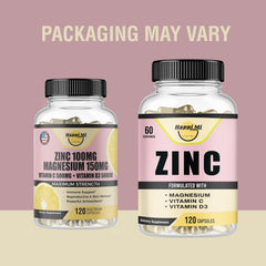 Happi Mi Nutrition zinc vitamin C label highlights essential nutrients for daily immunity