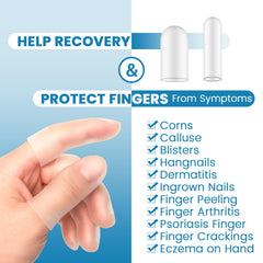 Happiby washable and reusable silicone finger caps