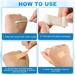 Happy Cheers large 4x4 inch bandage provides broad coverage when needed