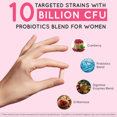 Happy Healthy Hippie cranberry and D-Mannose support urinary health.