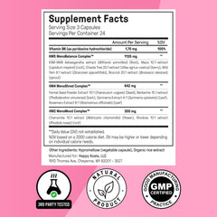 Happy Mammoth Hormone Harmony packaging box highlights natural wellness