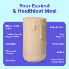 Happy Viking Vanilla Bean nutrition label displaying 20g protein and keto-friendly profile