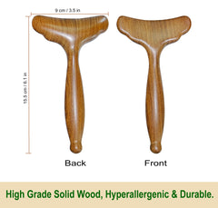 HappyStream sandalwood close-up highlighting solid wood texture and smooth finish