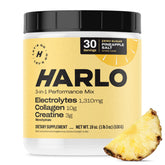 Harlo 3-in-1 Performance Drink Mix bottle for on-the-go hydration.