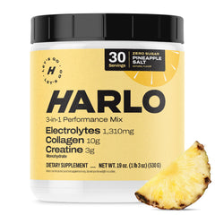 Harlo 3-in-1 Performance Drink Mix bottle for on-the-go hydration.