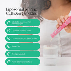 Haroutine liposomal collagen packets packaging front view