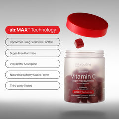 Haroutine liposomal vitamin C gummies USA-made facility verification seal