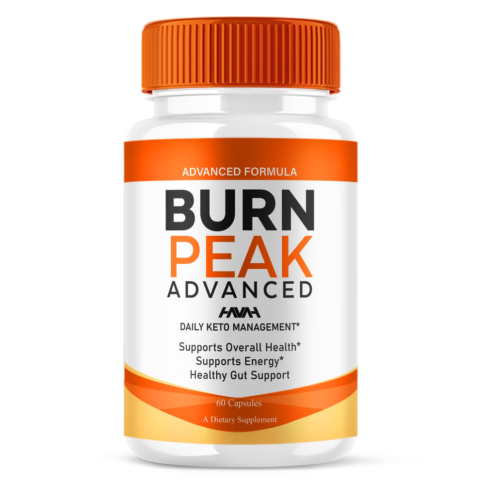 Havah Burn Peak capsules front view for daily wellness.