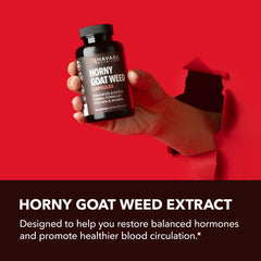 Havasu Horny Goat Weed capsules outside-pack indicating 1-month supply convenience