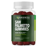 HAVASU NUTRITION Saw Palmetto for Men Gummies bottle packaging shown for daily wellness.