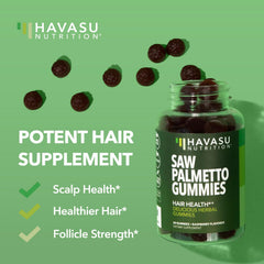 HAVASU Saw Palmetto for Men Gummies ready for daily routine and convenient snack.