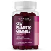 HAVASU Nutrition Saw Palmetto Biotin Gummies bottle ready for daily use.