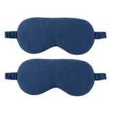 HBHLFZ Sleep Mask 2-Pack in navy for light-blocking comfort during sleep