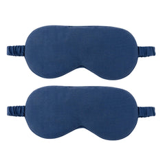 HBHLFZ Sleep Mask 2-Pack in navy for light-blocking comfort during sleep