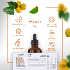 HBNO Organic Marula Oil cosmetics DIY use – ideal carrier oil for blends