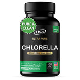 HCL Herbal Code Labs chlorella capsules bottle for high-dose daily support