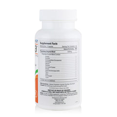 Fibrenza capsules close-up shows non-GMO veggie capsule technology