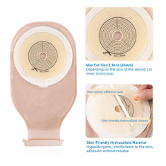 Heagimed deodorising holes with aroma tablets help manage odour.