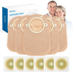 Heagimed ostomy bag closed-end 70mm for easy daily use and secure fit