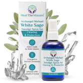 Heal The Masses White Sage Spray bottle clears space of negative energy