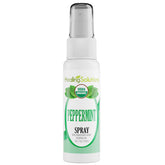 Healing Solutions Peppermint Spray Bottle delivers a crisp, refreshing aroma for rooms and linens.