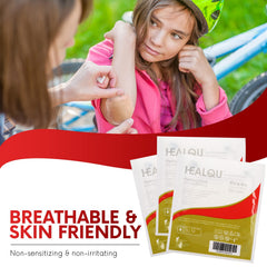 Healqu barrera protectora para heridas facilita curación suave sin irritación.