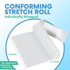 Healqu high-elasticity gauze aids secure dressing on joints.