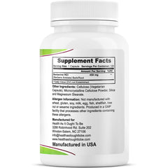 Health As It Ought To Be Fresh Berberine label close-up showing 450 mg formula