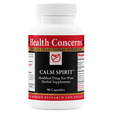Health Concerns Calm Spirit bottle on your desk for daily stress support.