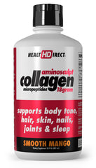 HEALTH DIRECT AminoSculpt sugar-free collagen bottle showing a large 30 oz serving for daily use.