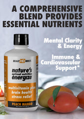 Close-up of Taurine, CAPROS, Sensoril ingredients in Energize formula