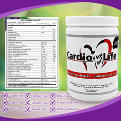 Health Guardian CardioForLife bottle front shows AstraGin and L-Arginine