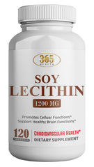Health LFE Lecithin 1200mg softgel bottle for daily brain support