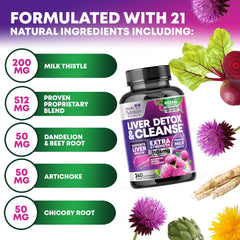 Health Nutrition Naturals artichoke extract capsules emphasizing a herbal blend for liver care.
