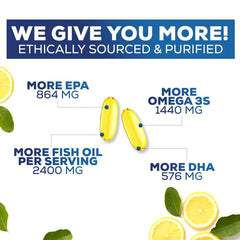 Health Nutrition Naturals lemon-flavored softgels emphasize easy swallowing