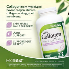 HealthA2Z capsules closeup highlights easy, on-the-go daily support